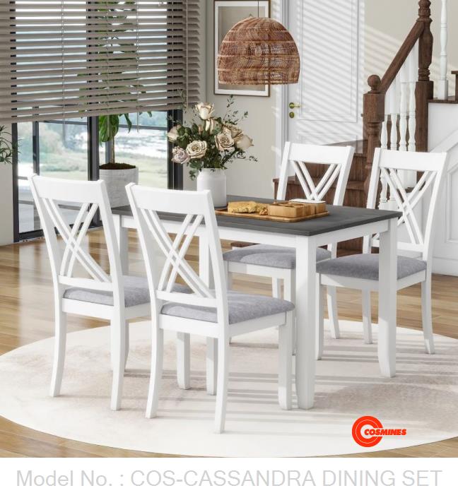 COS-CASSANDRA DINING SET (1+6)